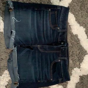 denim shorts